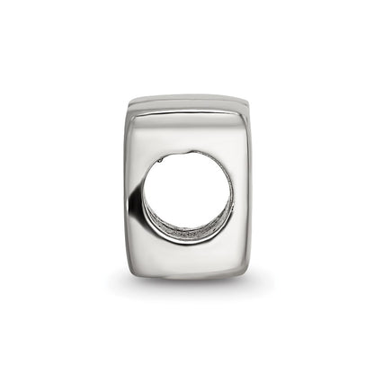 Sterling Silver Reflections Letter N Bead