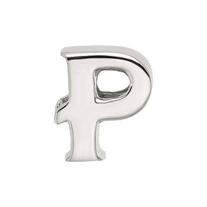 Sterling Silver Reflections Letter P Bead