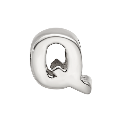 Sterling Silver Reflections Letter Q Bead