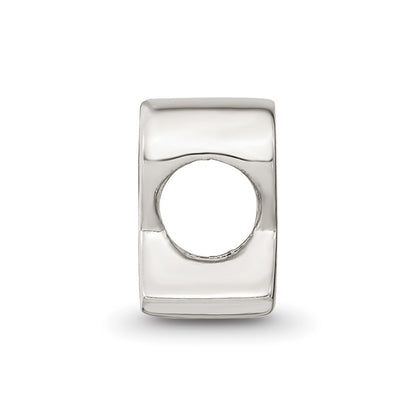 Sterling Silver Reflections Letter R Bead