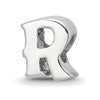 Sterling Silver Reflections Letter R Bead