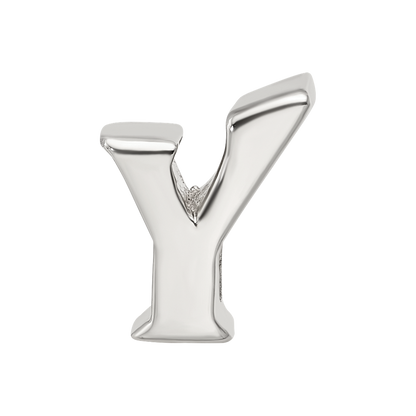 Sterling Silver Reflections Letter Y Bead