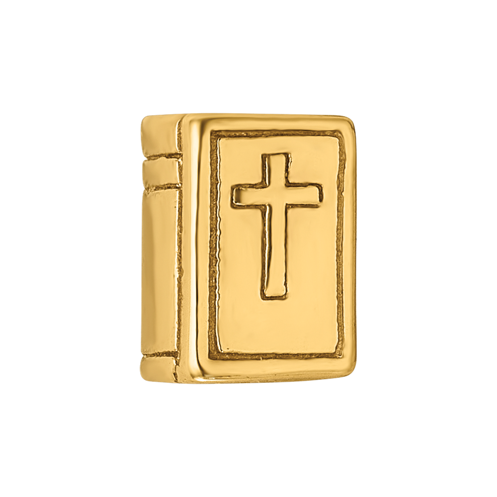 Sterling Silver Gold-plated Reflections Bible Bead