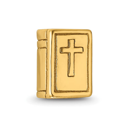 Sterling Silver Gold-plated Reflections Bible Bead