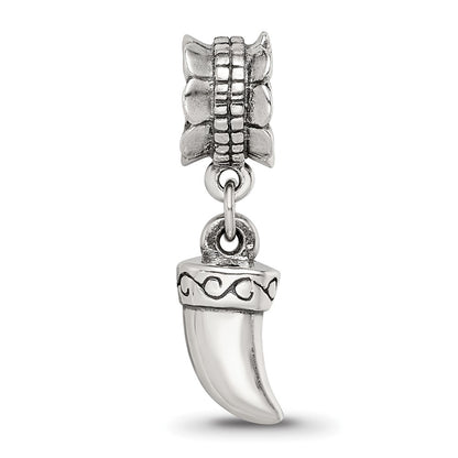 Sterling Silver Reflections Tiger Claw Dangle Bead