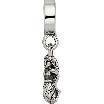 Sterling Silver Reflections Mermaid Dangle Bead