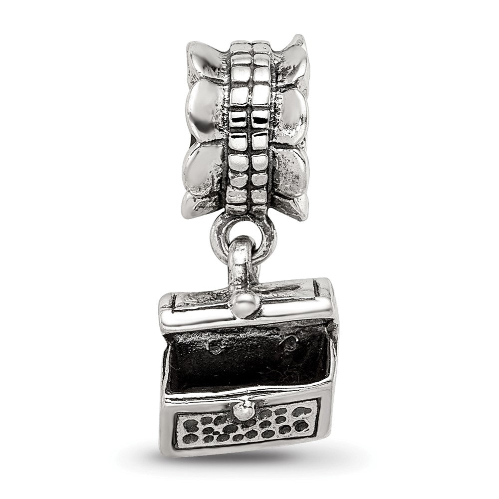 Sterling Silver Reflections Treasure Chest Dangle Bead