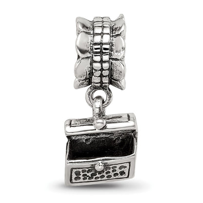 Sterling Silver Reflections Treasure Chest Dangle Bead
