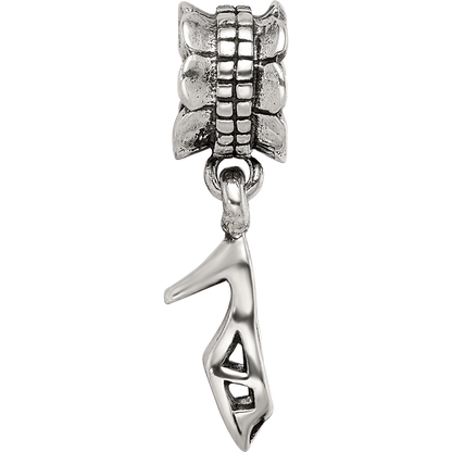 Sterling Silver Reflections High Heel Shoe Dangle Bead