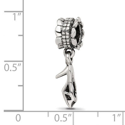 Sterling Silver Reflections High Heel Shoe Dangle Bead
