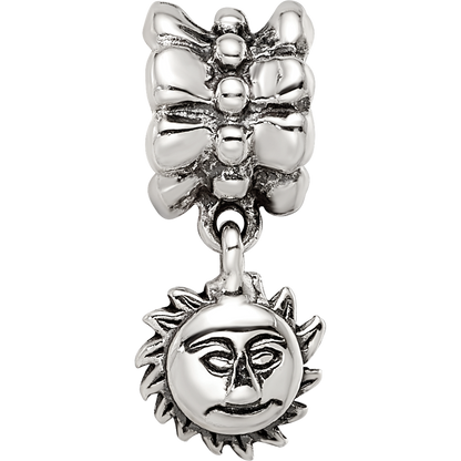 Sterling Silver Reflections Sun Dangle Bead