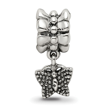 Sterling Silver Reflections Butterfly Dangle Bead