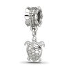 Sterling Silver Reflections Turtle Dangle Bead