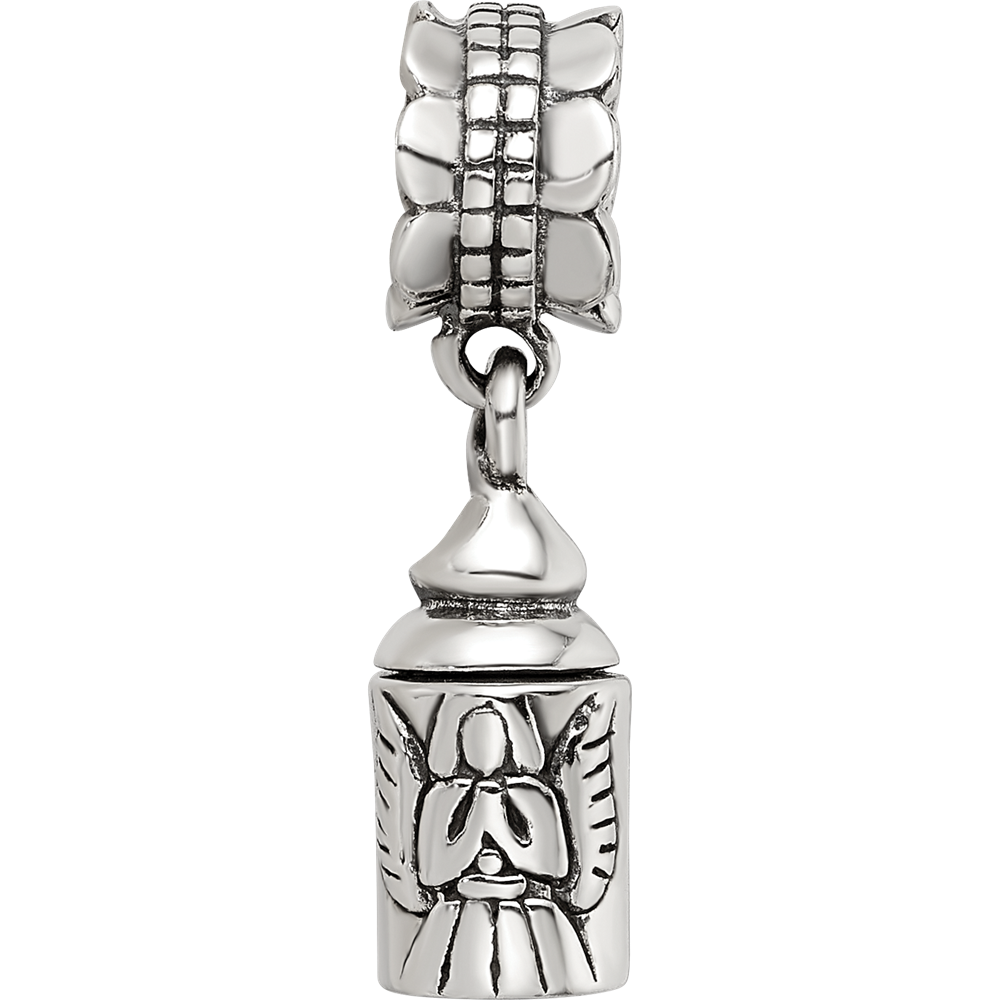 Sterling Silver Reflections Angel Ash Dangle Bead
