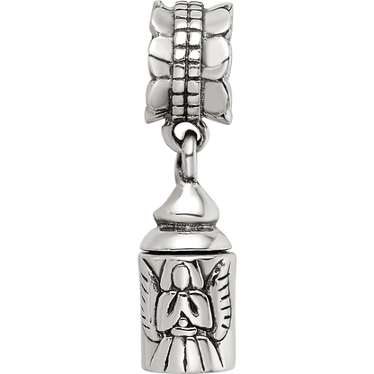 Sterling Silver Reflections Angel Ash Dangle Bead