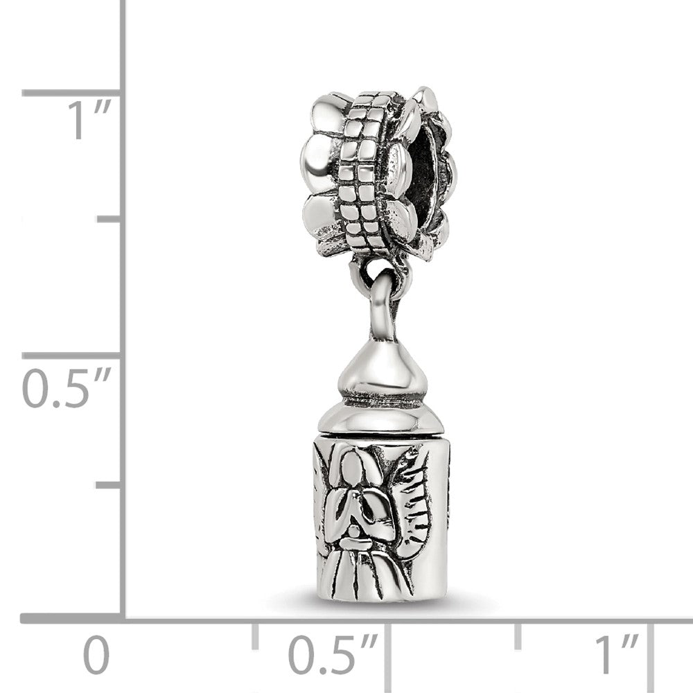 Sterling Silver Reflections Angel Ash Dangle Bead
