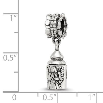 Sterling Silver Reflections Angel Ash Dangle Bead