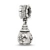 Sterling Silver Reflections Floral Ash Dangle Bead