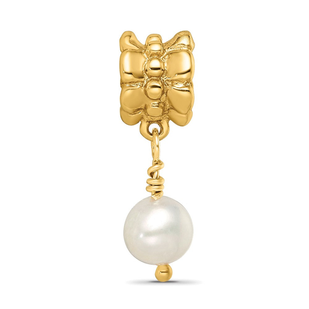 Sterling Silver GP Reflections FW Cultured Pearl Dangle Bead