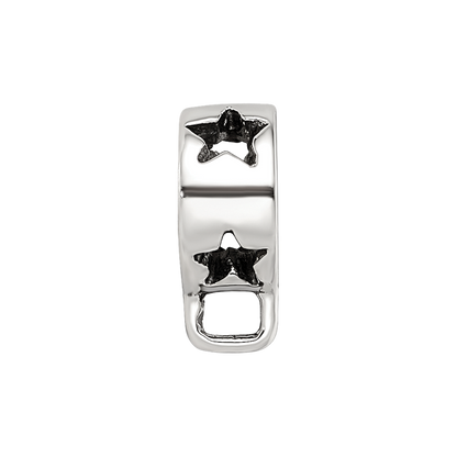 Sterling Silver Reflections Star w/Loop for Click-on Bead