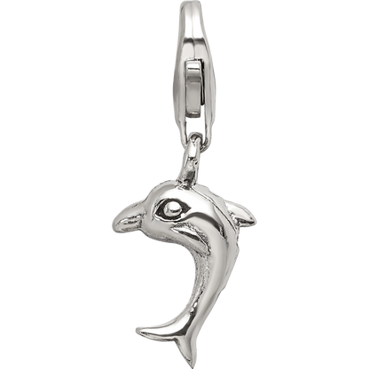 Sterling Silver Reflections Dolphin Click-on for Bead