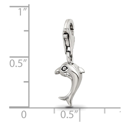 Sterling Silver Reflections Dolphin Click-on for Bead