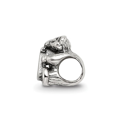 Sterling Silver Reflections Kids Letter A Bead