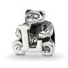 Sterling Silver Reflections Kids Letter L Bead