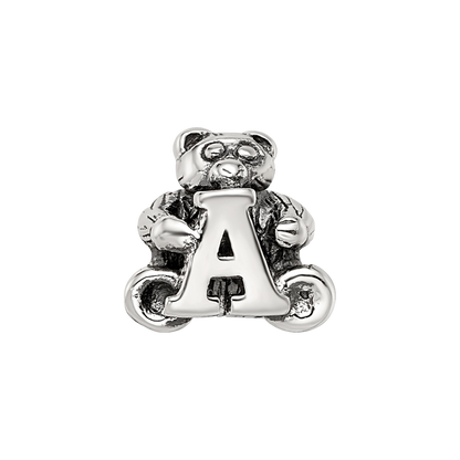 Sterling Silver Reflections Kids Letter A Bead