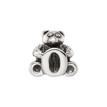 Sterling Silver Reflections Kids Letter O Bead