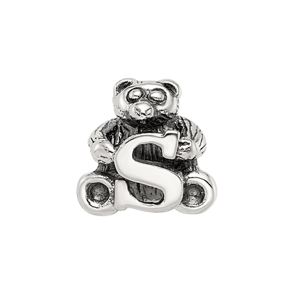 Sterling Silver Reflections Kids Letter S Bead