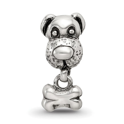 Sterling Silver Reflections Kids Dog & Bone Bead
