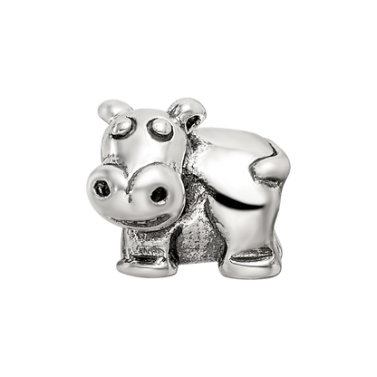 Sterling Silver Reflections Kids Hippo Bead