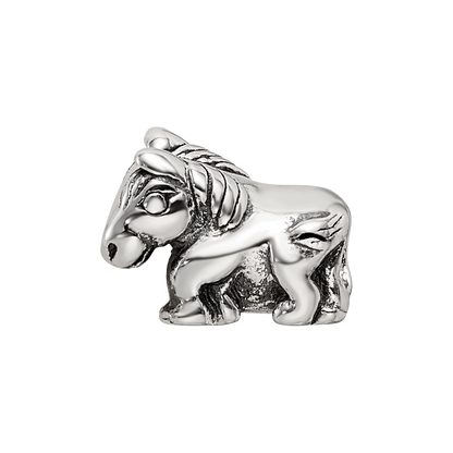 Sterling Silver Reflections Kids Horse Bead
