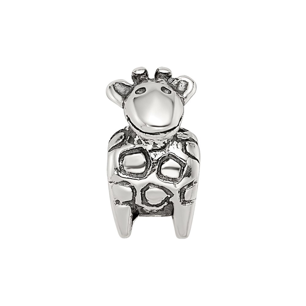 Sterling Silver Reflections Kids Giraffe Bead