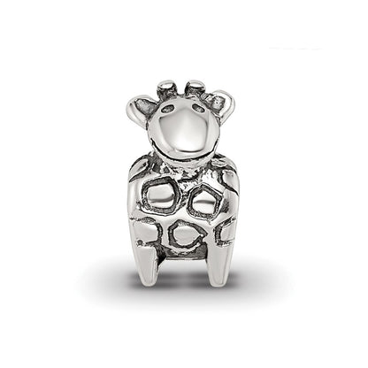 Sterling Silver Reflections Kids Giraffe Bead