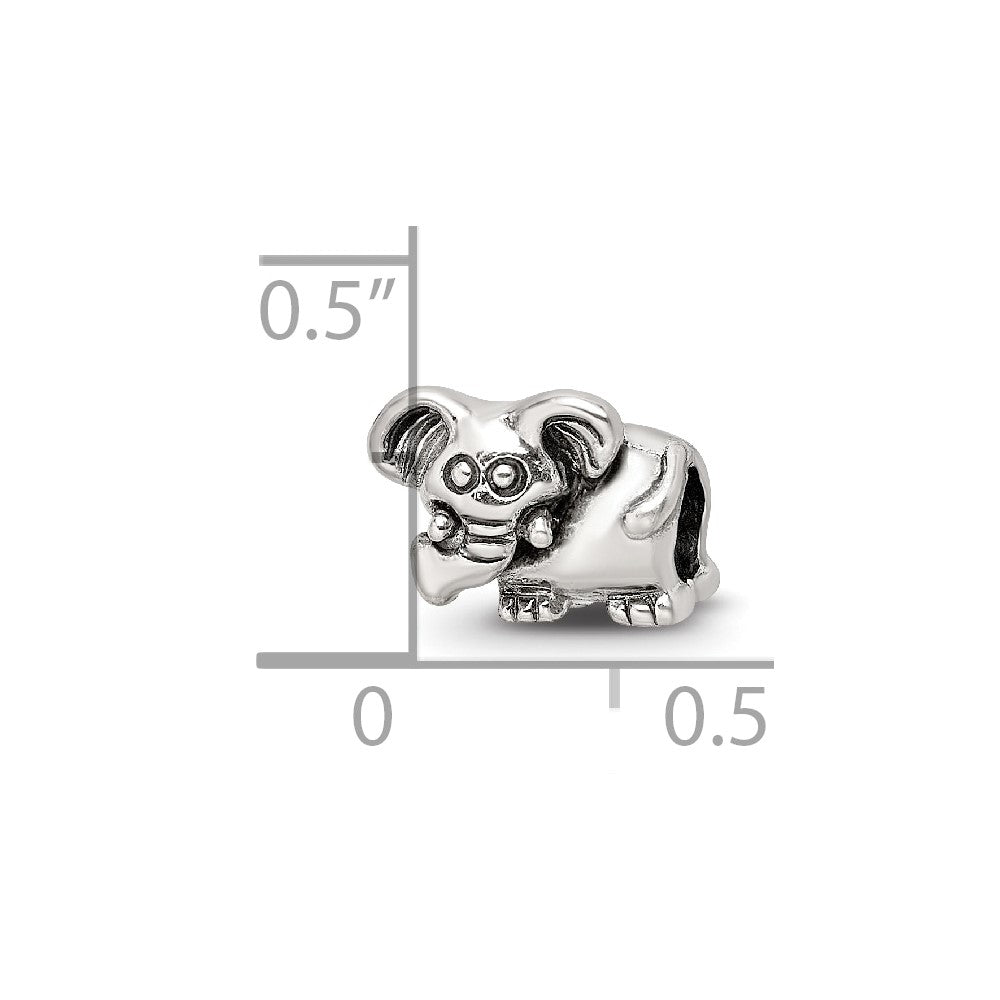 Sterling Silver Reflections Kids Elephant Bead