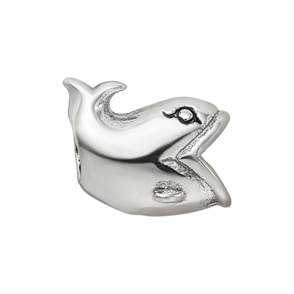 Sterling Silver Reflections Kids Whale Bead