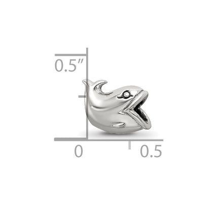 Sterling Silver Reflections Kids Whale Bead