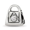 Sterling Silver Reflections Kids CZ Handbag Bead