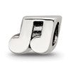 Sterling Silver Reflections Kids Music Notes Bead
