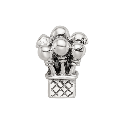 Sterling Silver Reflections Kids Balloons Bead