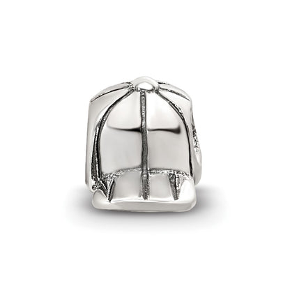 Sterling Silver Reflections Kids Baseball Cap Bead