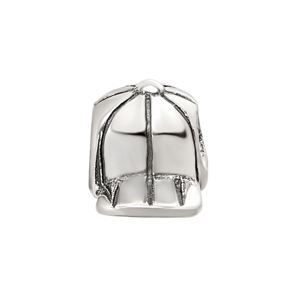 Sterling Silver Reflections Kids Baseball Cap Bead
