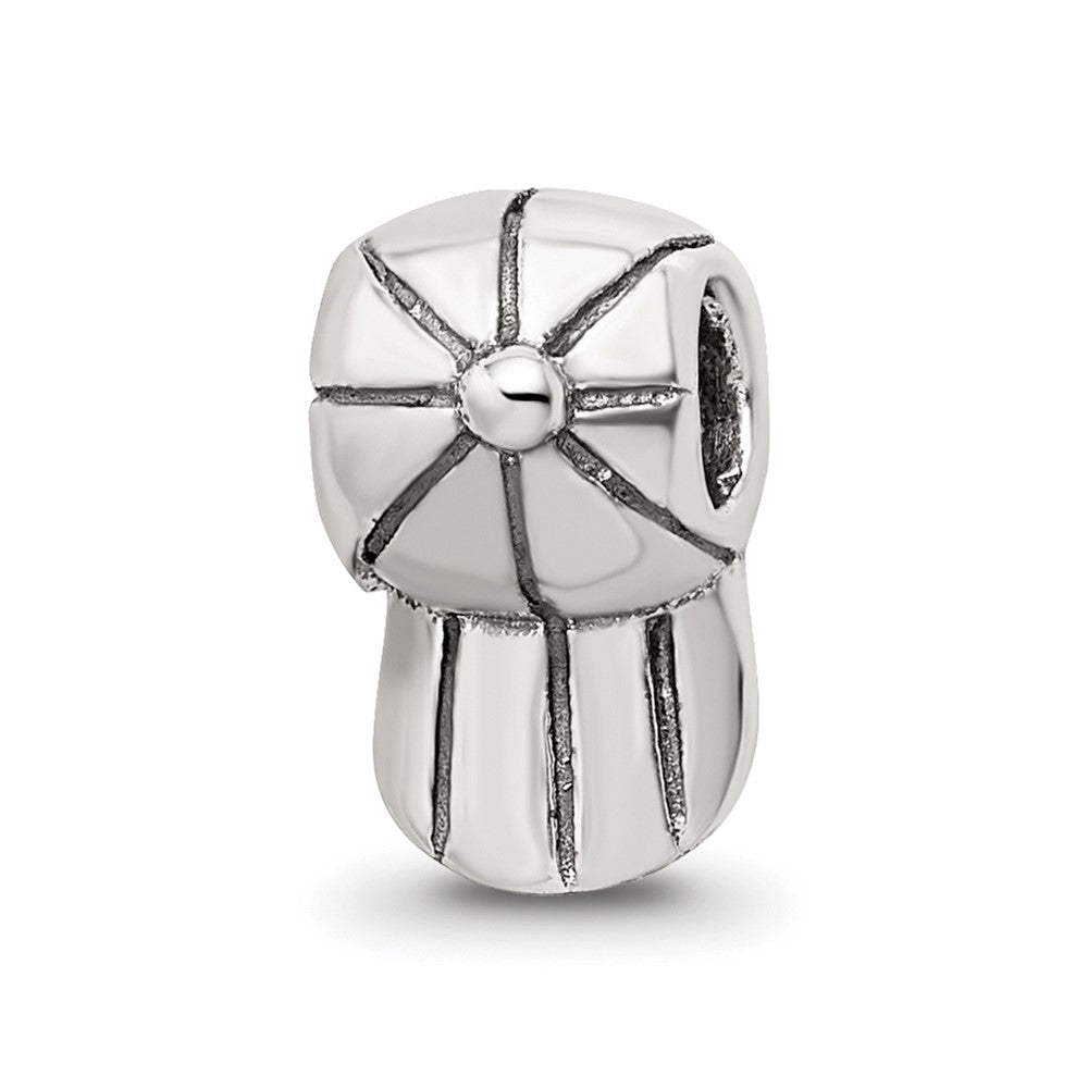 Sterling Silver Reflections Kids Baseball Cap Bead
