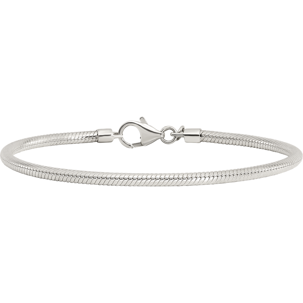 Sterling Silver Reflections Lobster Clasp Bead Anklet