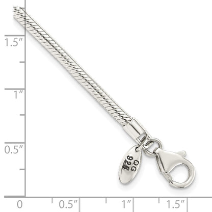 Sterling Silver Reflections Lobster Clasp Bead Bracelet