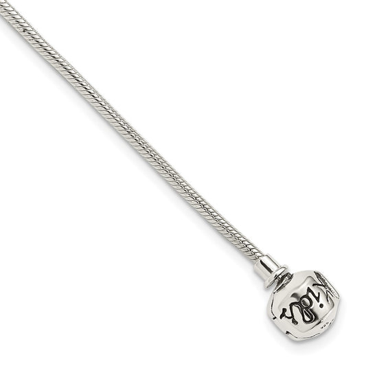 Kids Collection Sterling Silver Bracelet for Reflection Beads