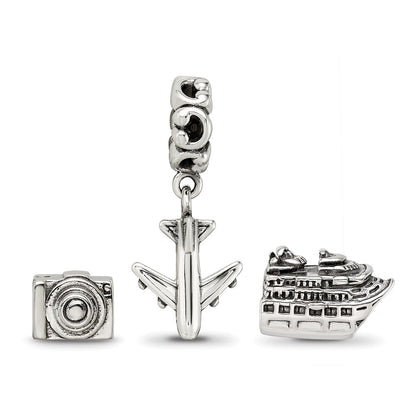 Sterling Silver Reflections Stylish Girl Boxed Bead Set
