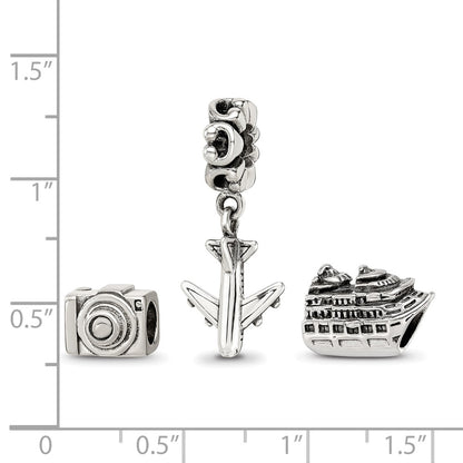 Sterling Silver Reflections Stylish Girl Boxed Bead Set